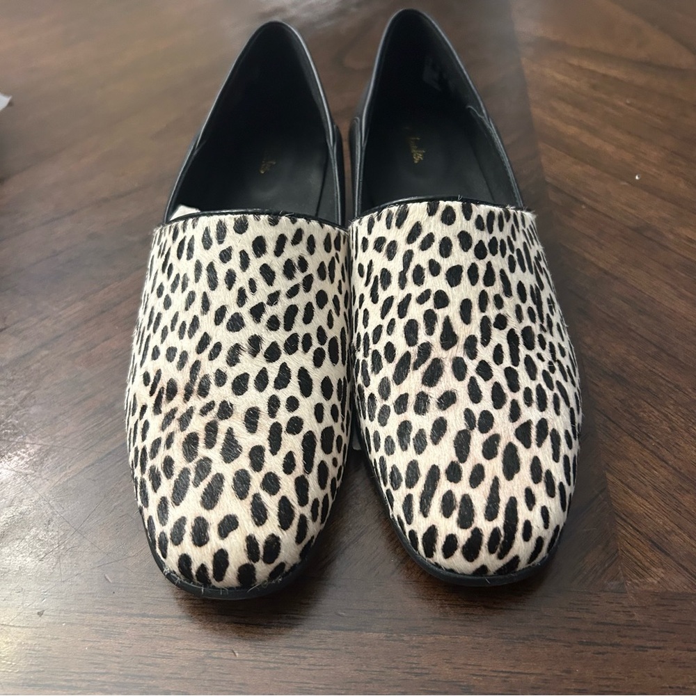 NEW Clarks Women's Pure Tone Black/White Combi size 7.5